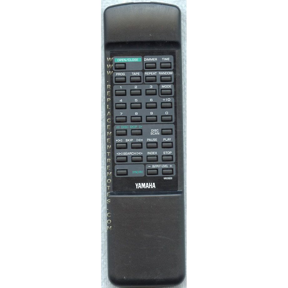 Yamaha VR03920 Receiver Remote Control