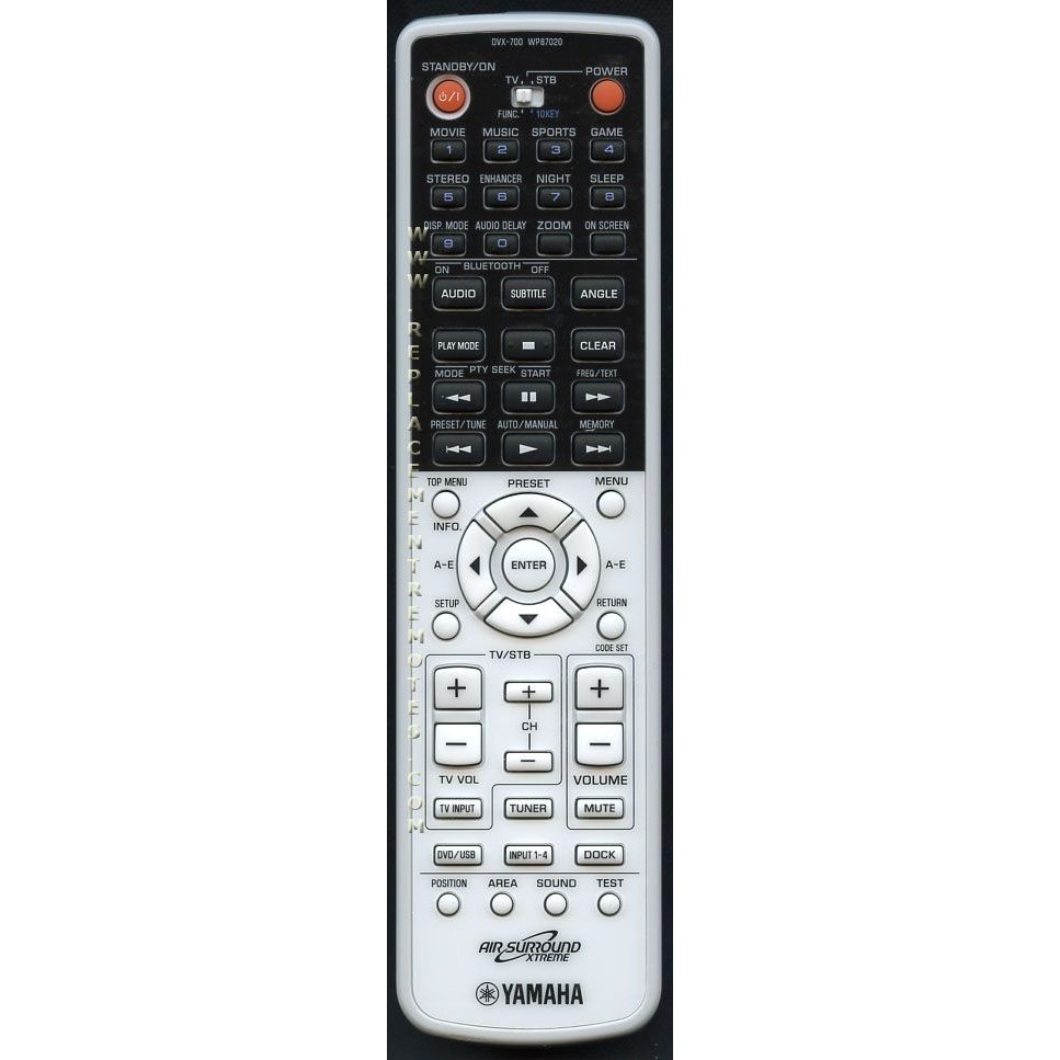 Yamaha WP87020 Home Theater Remote Control