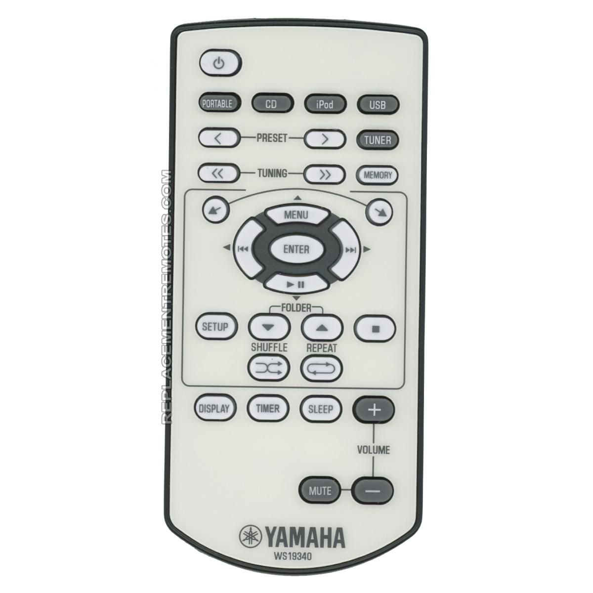 Yamaha WS193400 Audio Remote Control