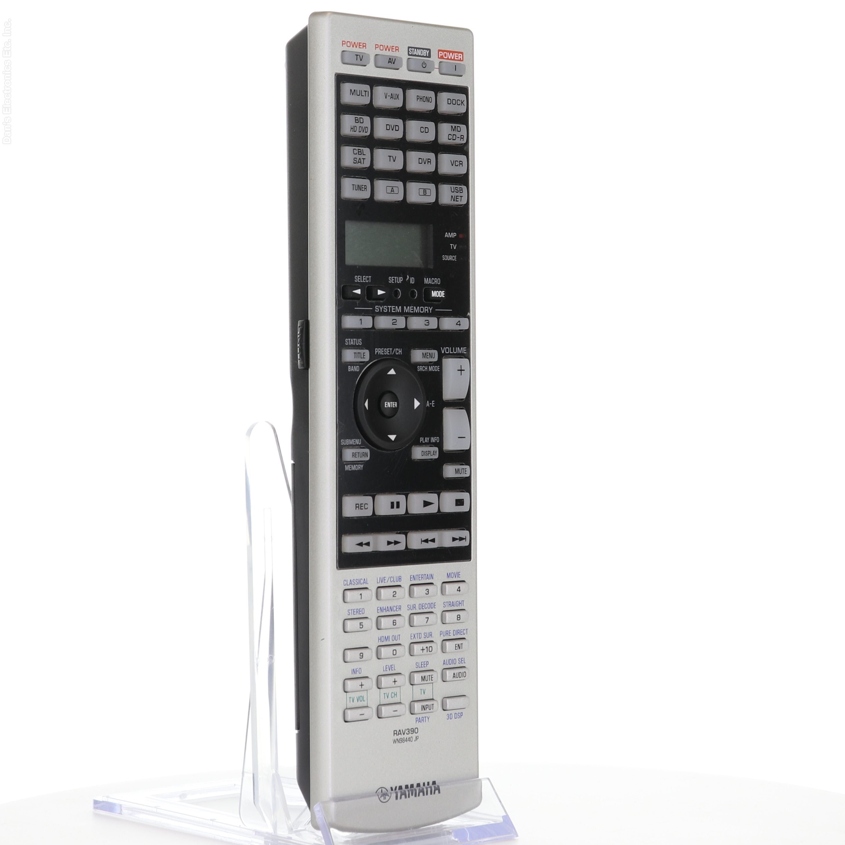 Control remoto del receptor Yamaha RAV390