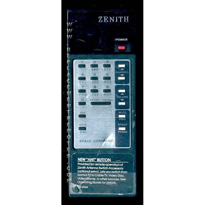 Control remoto para TV Zenith 1016944