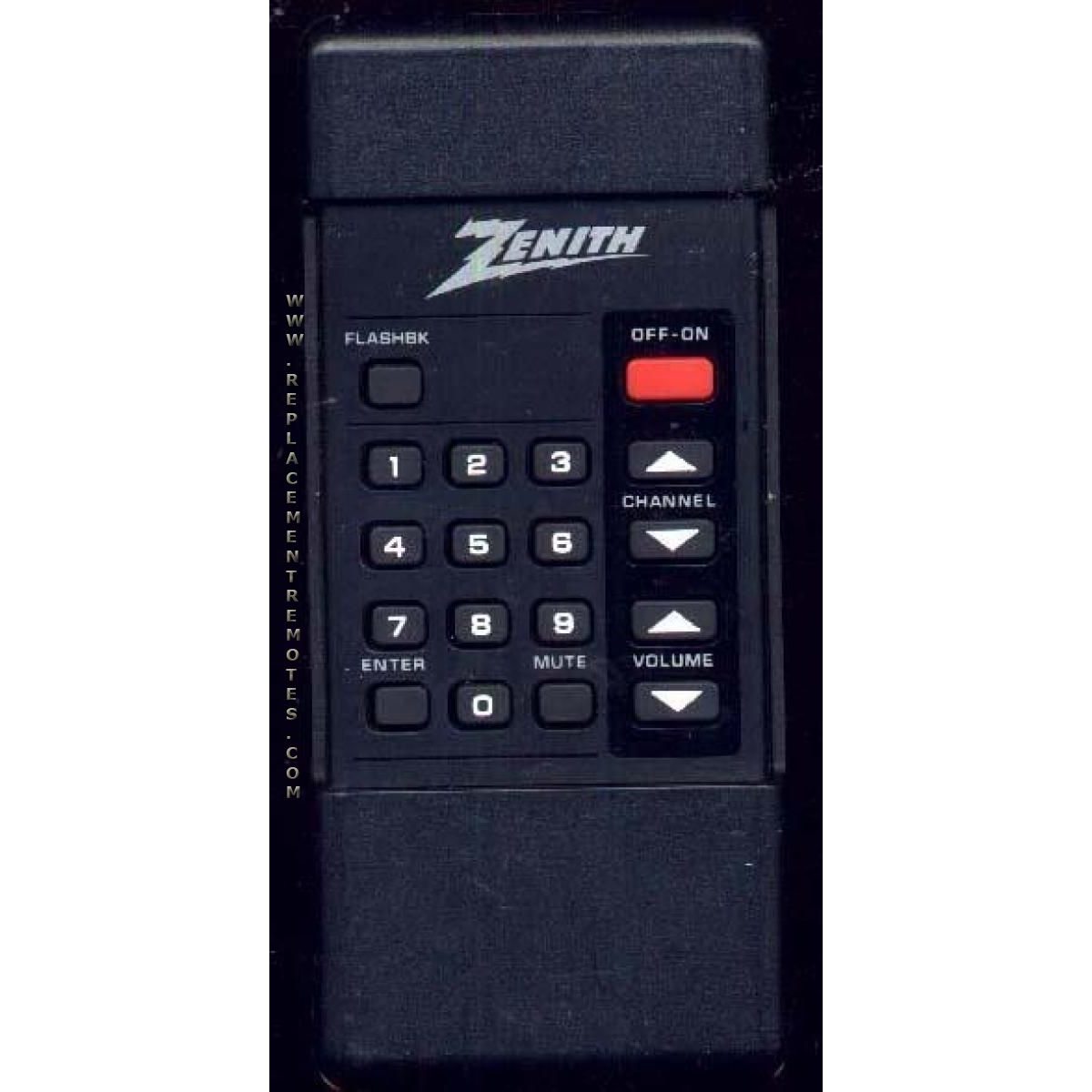 Télécommande pour téléviseur Zenith 12412840