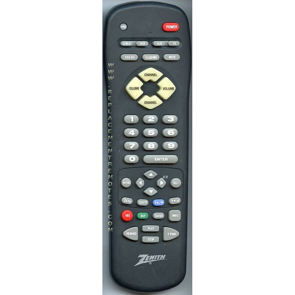 Control remoto para TV Zenith 12421233