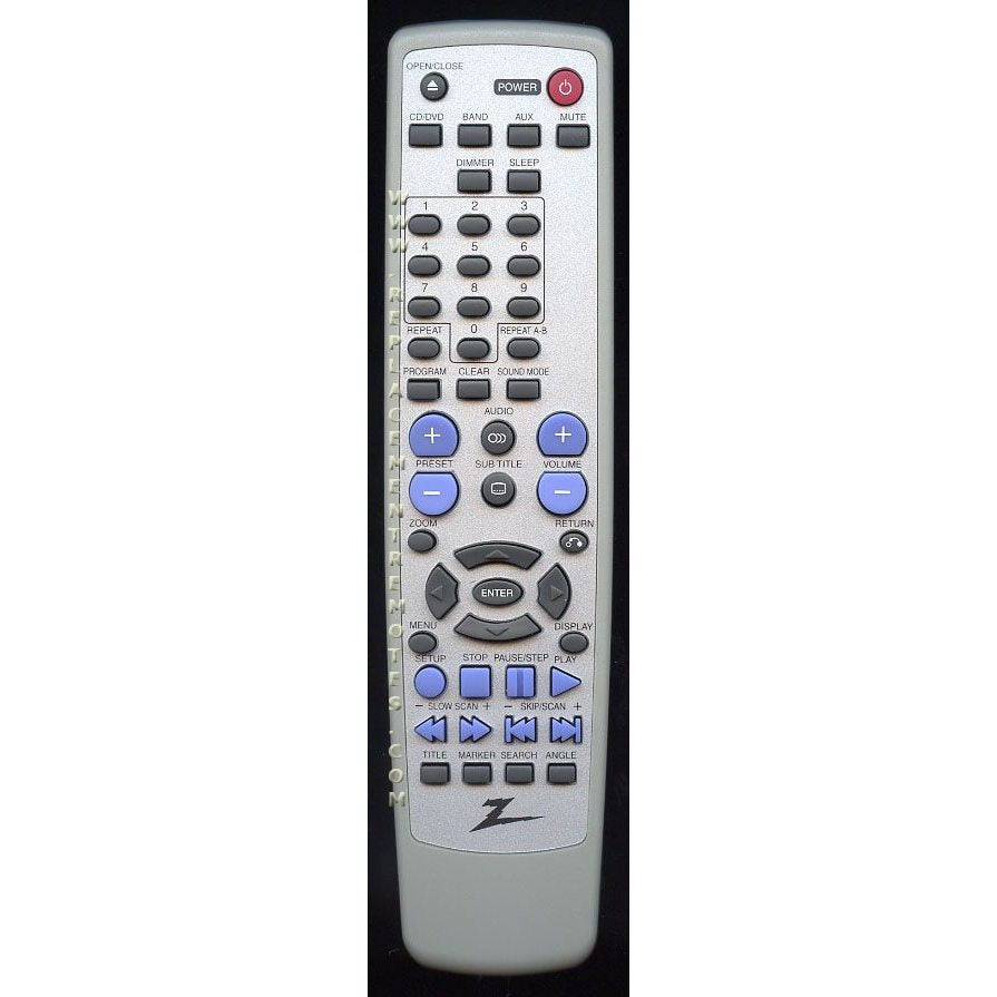 Control remoto de DVD Zenith 6710RCAL12C