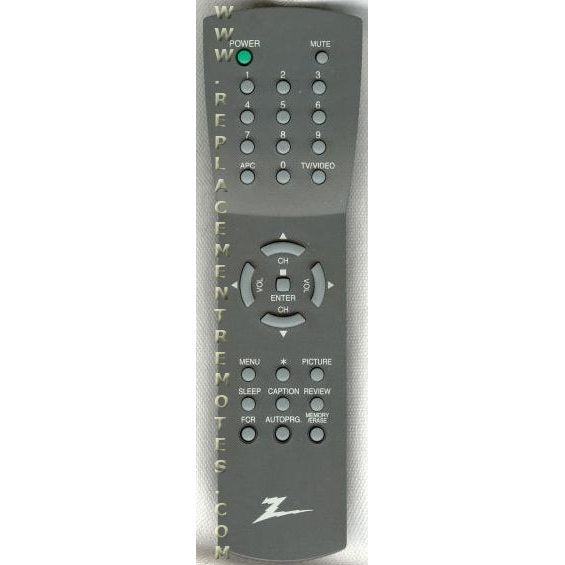 Zenith 6710V00045H TV Remote Control