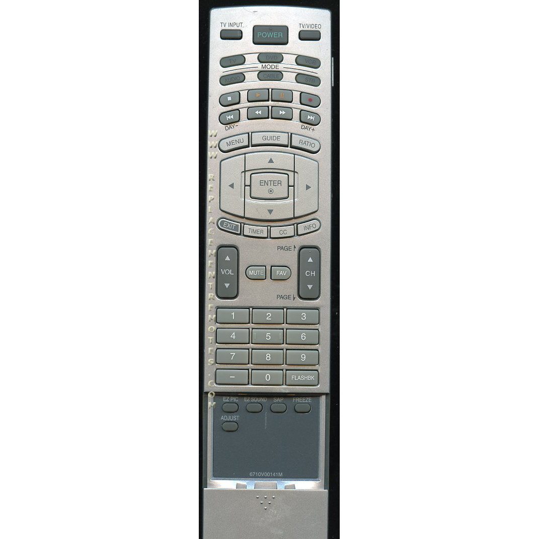 Control remoto para TV Zenith 6710V00141M