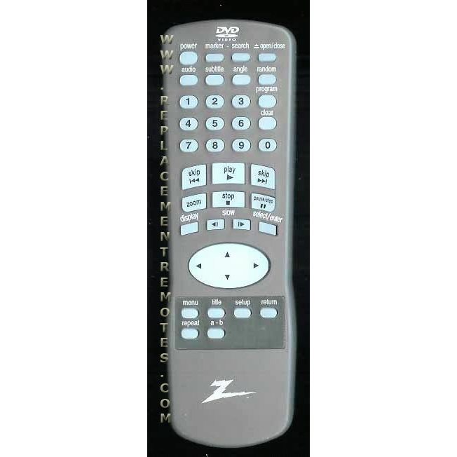 Control remoto de DVD Zenith 6711R1N053A