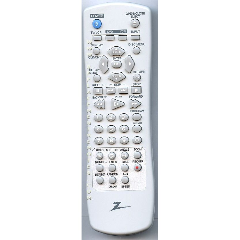 Control remoto para TV/VCR/DVD Zenith 6711R1P081K