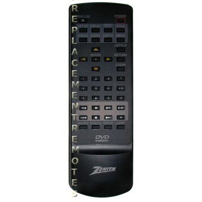 Control remoto de DVD Zenith 92410024