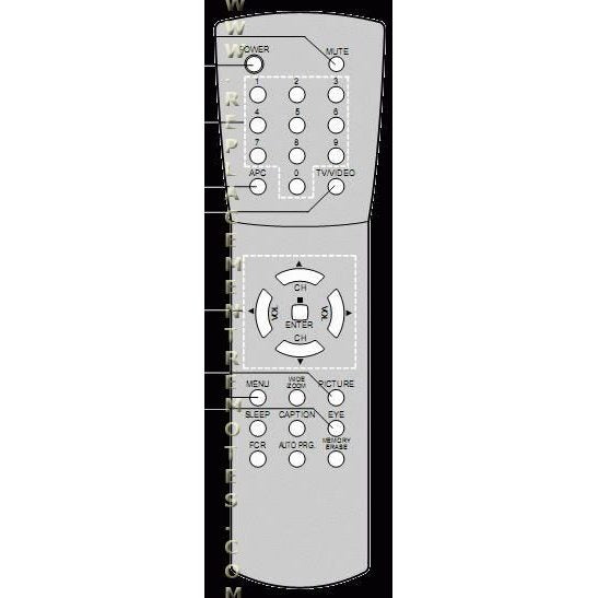 Control remoto para TV Zenith B19A23DC