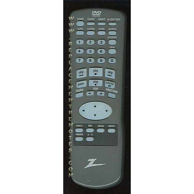 Control remoto de DVD Zenith DVD5201