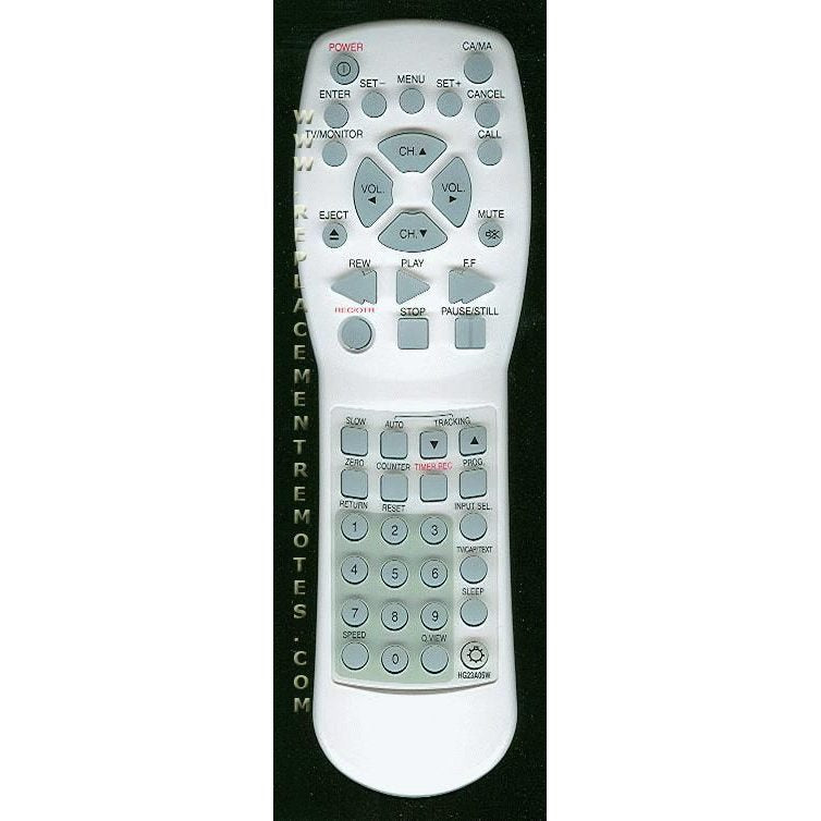 Control remoto de DVD Zenith HG23A05W