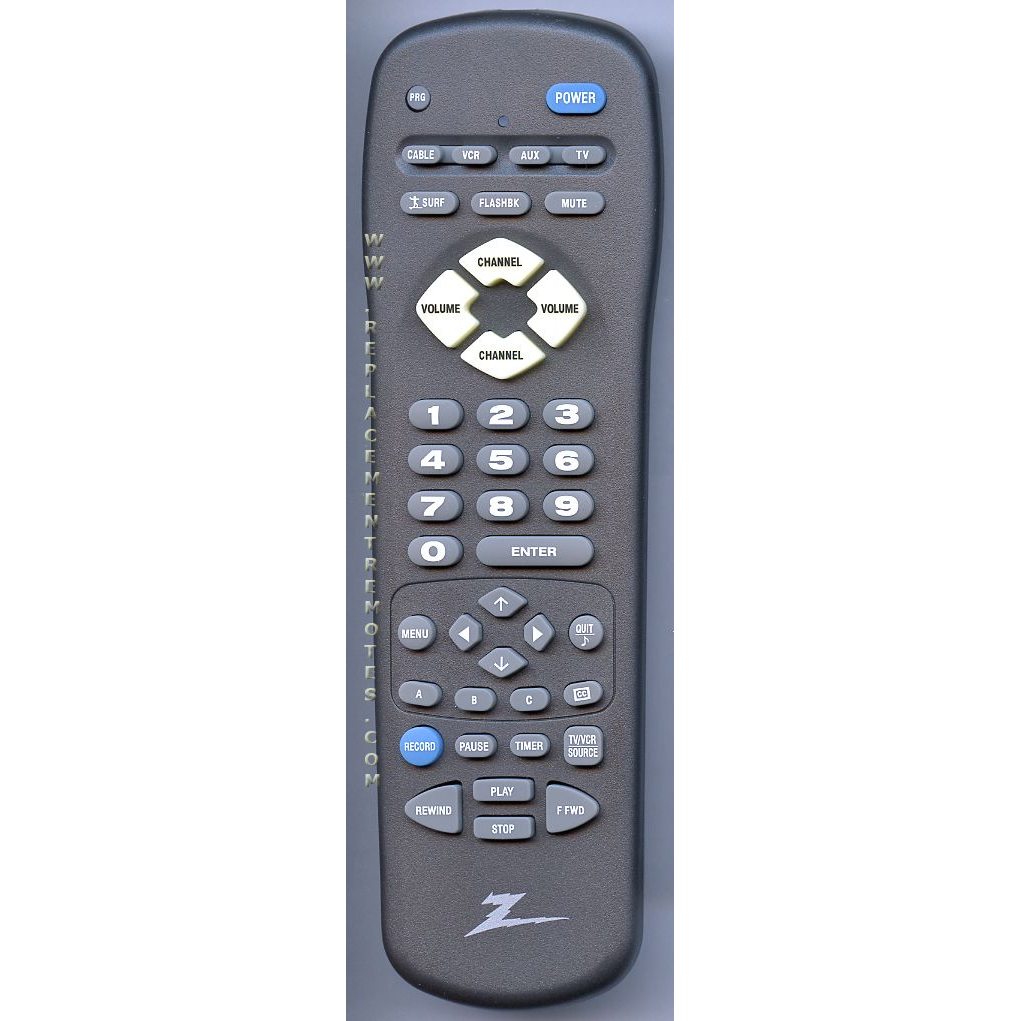 Zenith MBR3447Z TV Remote Control