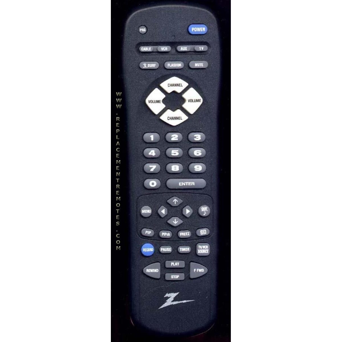 Control remoto para TV Zenith MBR3458
