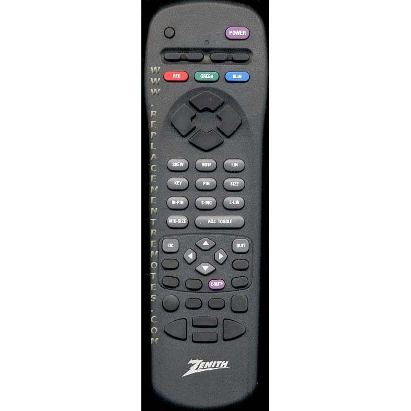 Control remoto para TV Zenith MBR3472