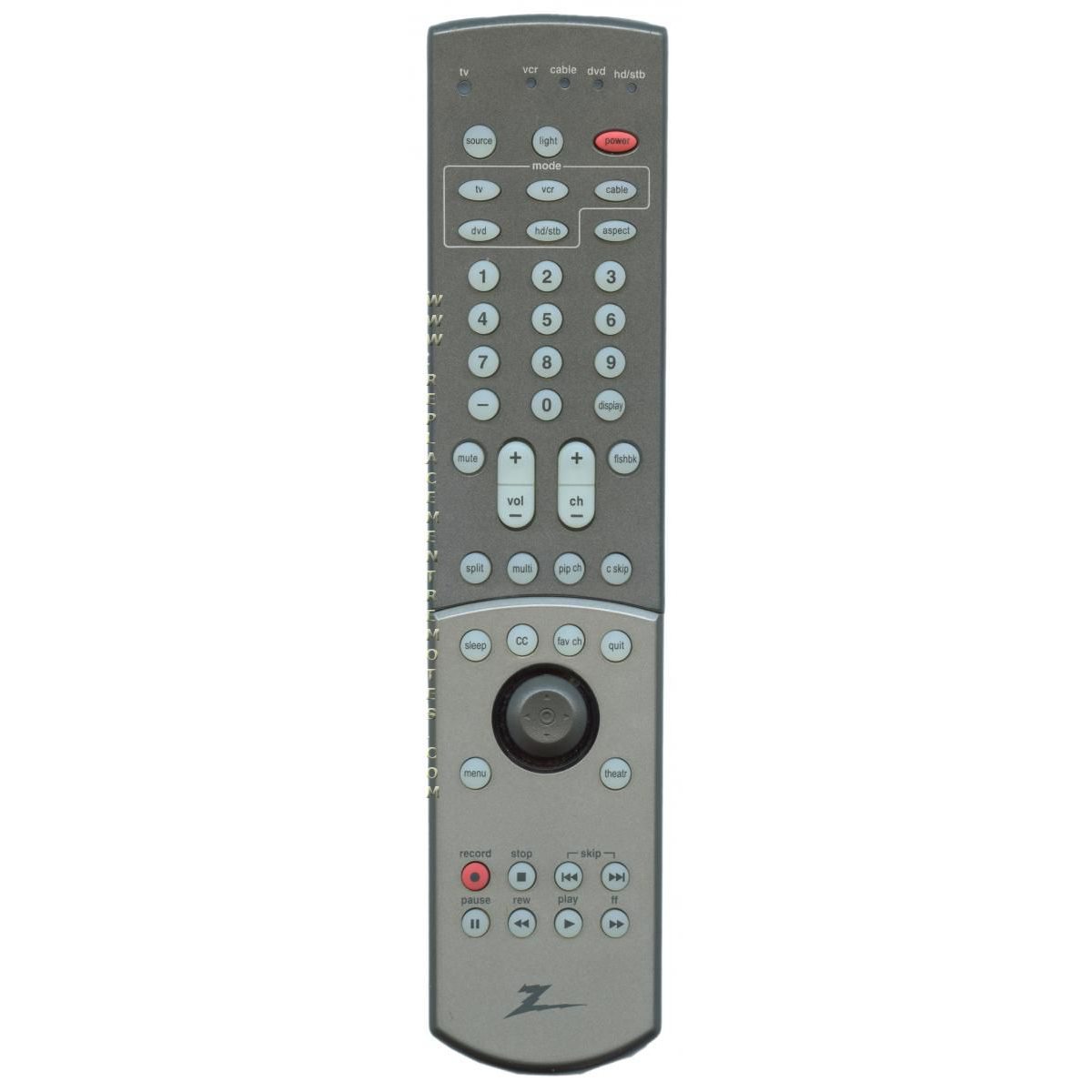 Control remoto para TV Zenith MBR6045A