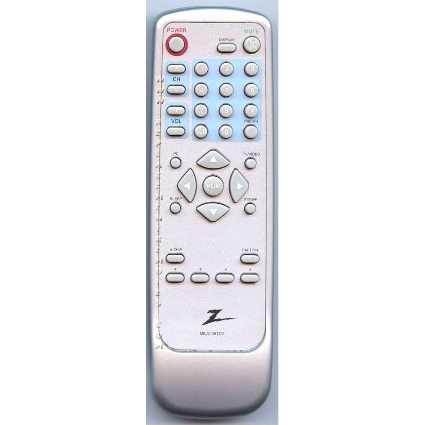 Control remoto para TV Zenith MKJ31451201