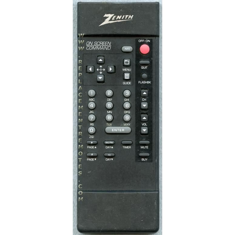 Control remoto para TV Zenith RCNN115