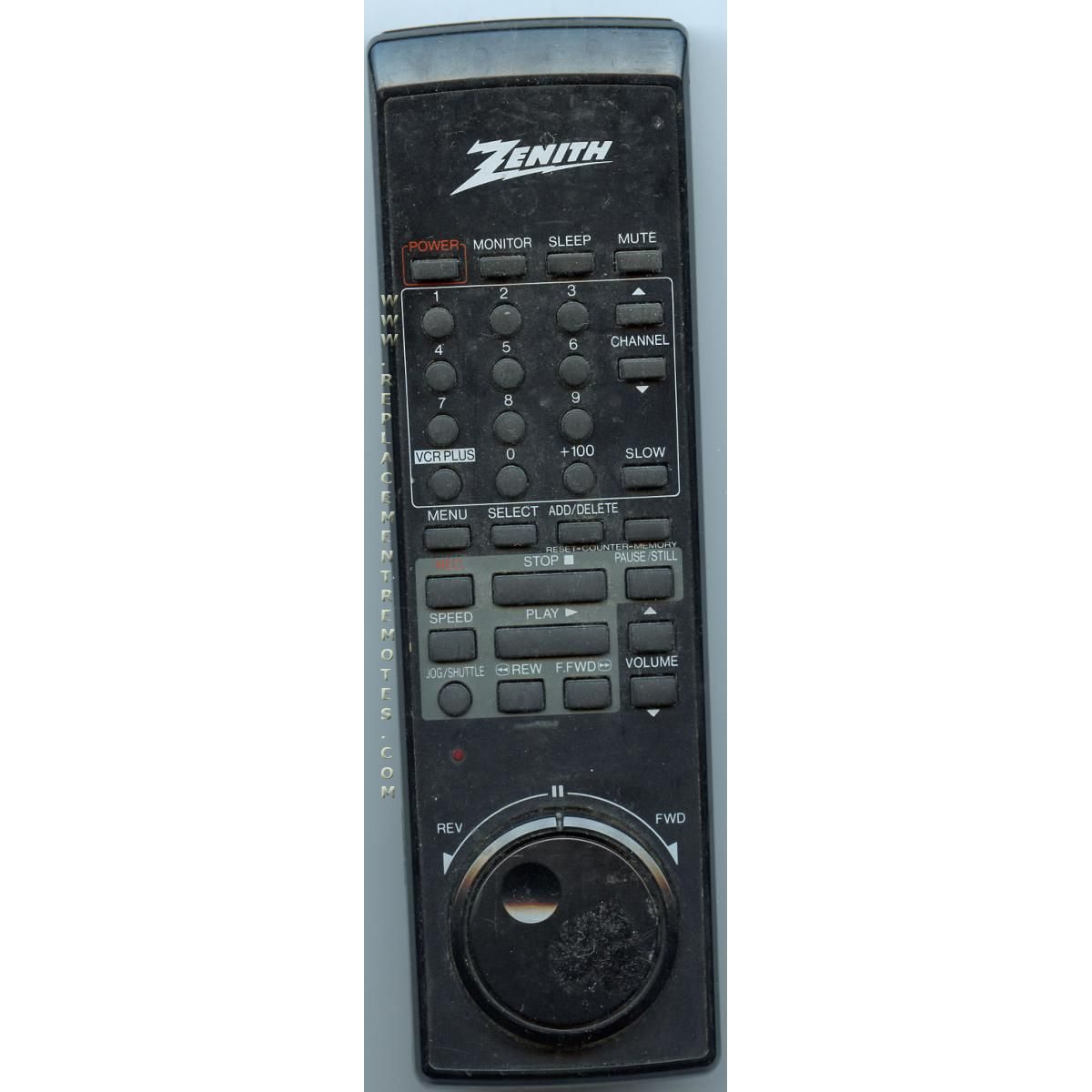 Control remoto para videograbadora Zenith RCNN182