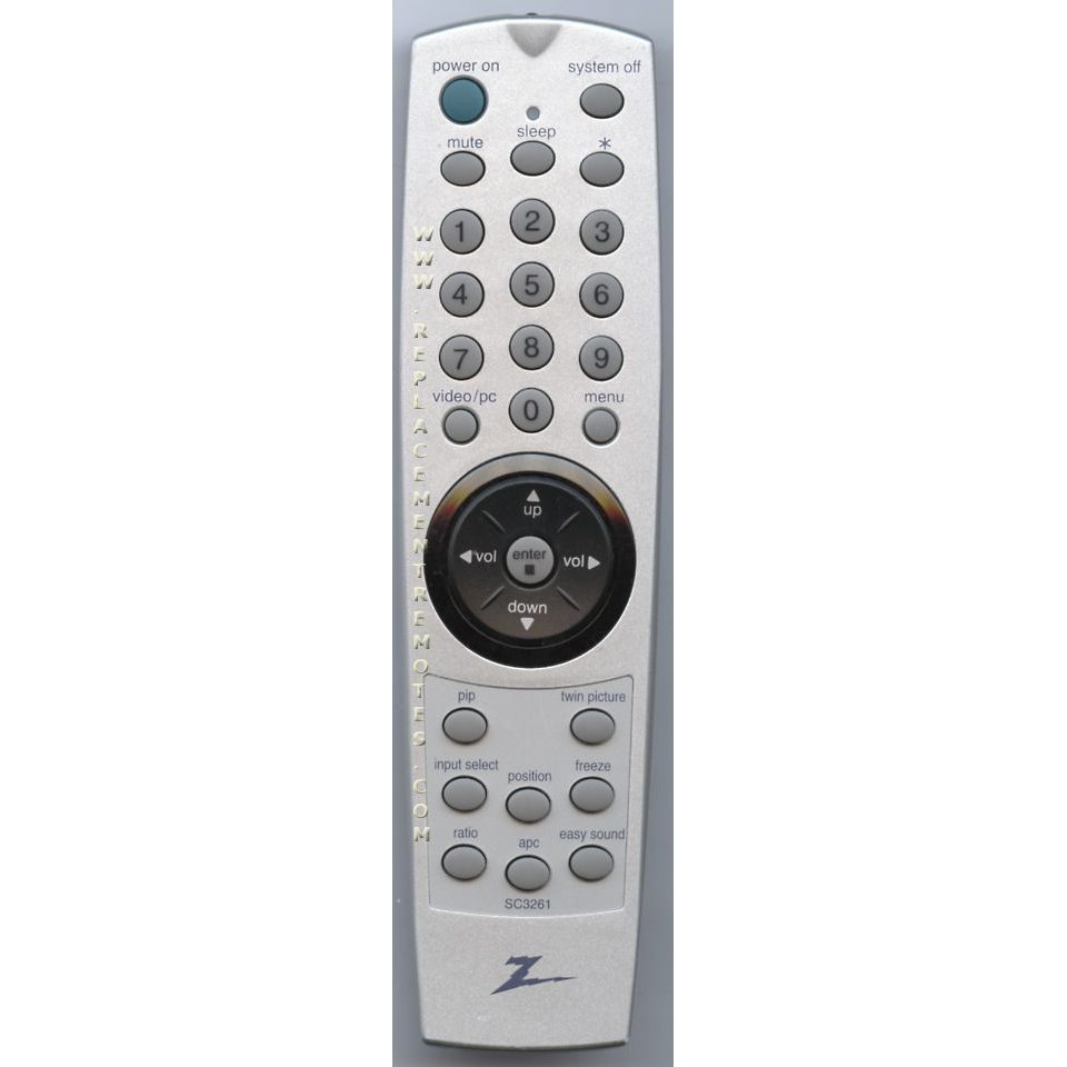 Zenith SC3261 TV Remote Control
