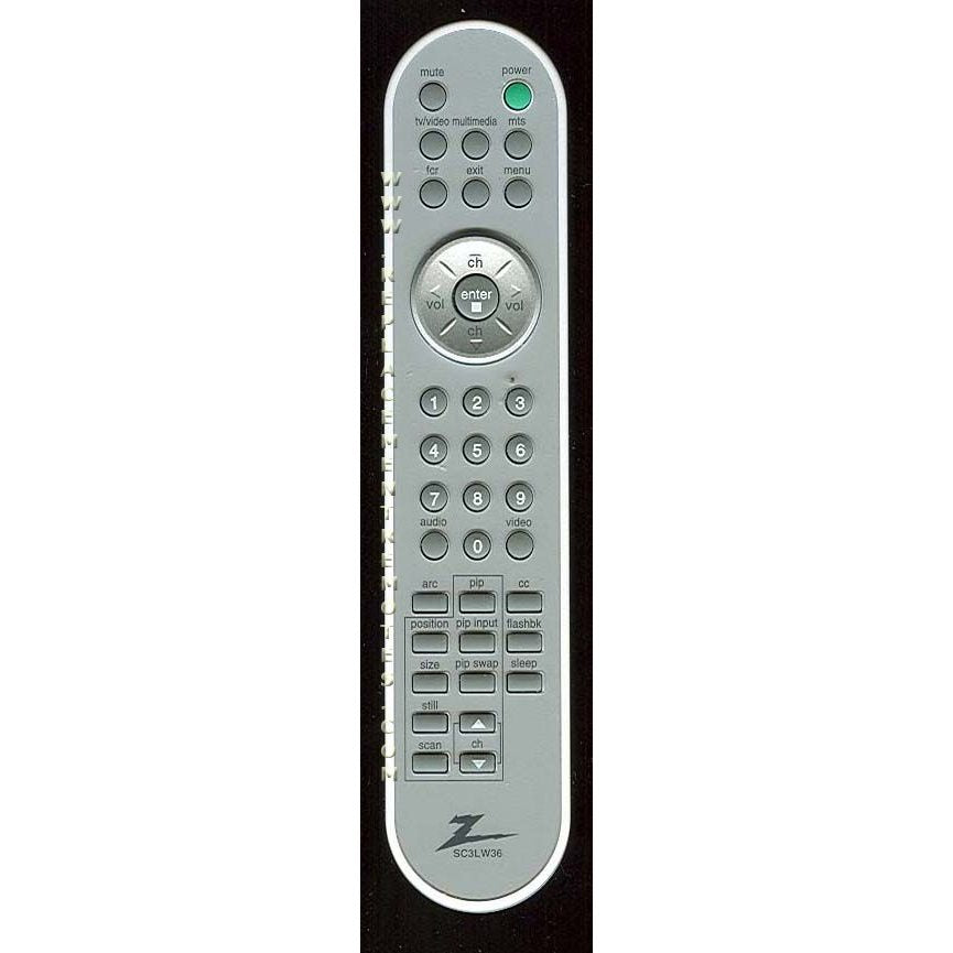 Télécommande pour téléviseur Zenith SC3LW36